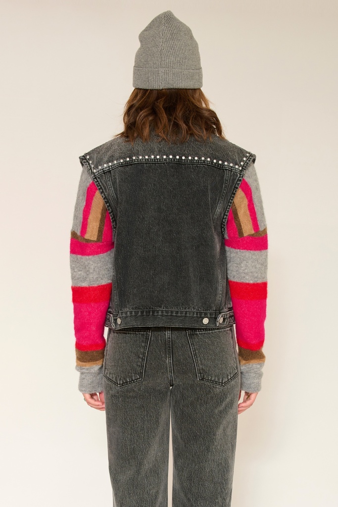 26W-THE VINY BLACK DENIM